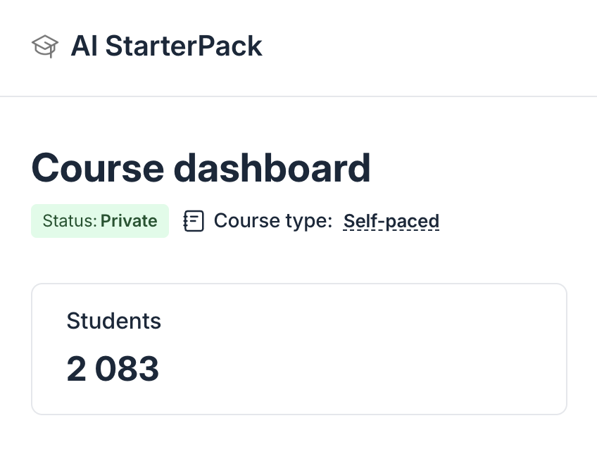 2 083 studentů v komunitě